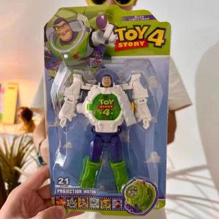 Câu chuyện đồ chơi Buzz Lightyear Đồng hồ đồ chơi trẻ em Ultraman Biến hình Robot chiếu Quà tặng sinh nhật