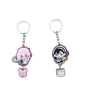 Anime ALIEN STAGE IVAN & TILL Cosplay Keychain Unisex Acrylic Bag Pendant Kawaii Couple