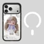 Ốp điện thoại hình gấu từ tính cho IPhone 15 14 13 12 16 Plus 17 Pro Max 17 Vỏ bảo vệ chống sốc