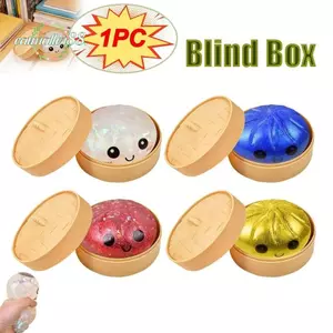 CATMALLER88 Hộp Bánh Bao Đồ Chơi Squishy, Khả Năng Phục Hồi Chậm Với Máy Hấp Bún Nhồi Bông Squishy Pinch Le, Quà Tặng Fidget Mềm Lấp Lánh Đồ Chơi Squishy Để Giảm Căng Thẳng Lo Âu