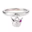 S925 Mạ Bạc Sanrio Bạn Gái Nhẫn Toàn Thân Bạc Kuromi Giai Điệu Nhẫn Bạc Cặp Đôi Bạn Gái Quà Tặng