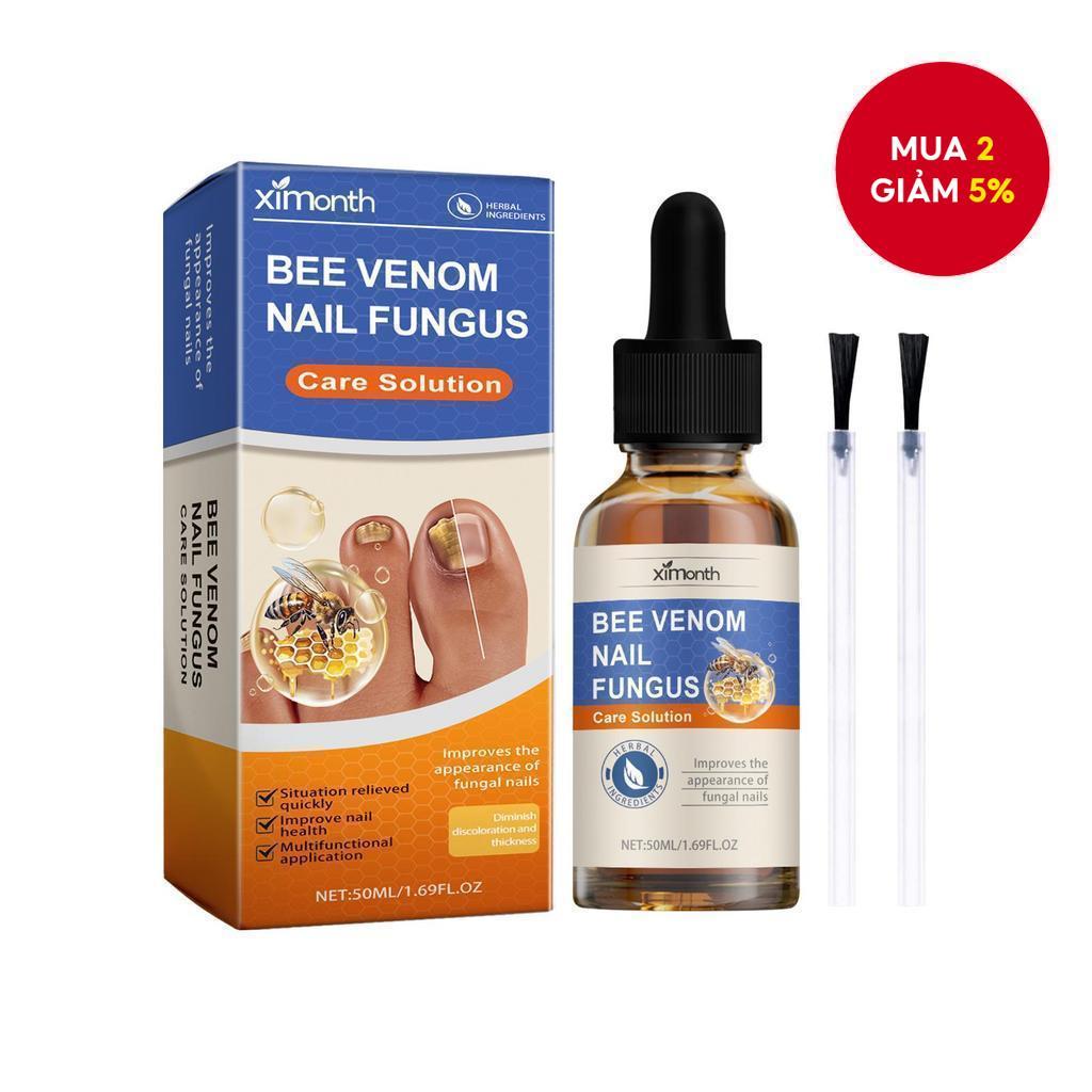 Bee Venom Nail Serum 50ml, Chăm sóc móng tay Chất lỏng sửa chữa chân cực mạnh, Sửa chữa móng tay đa năng cho móng tay đổi màu và hư hỏng [HOT]