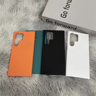 [JLK] Ốp PC cứng không khung mỏng cho Samsung S26 S25 S24 S23 S22 S21 S20 Ultra Plus Matte Solid Color Fundas
