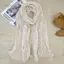 PNPIA-Áo vải lanh Cotton phong cách Hàn Quốc gấp khăn quàng cổ nữ mỏng màu trơn Đơn giản phù hợp với vai dài quấn Ne ấm hơn Khăn lụa