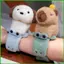 Thú Nhồi Bông Slap Vòng Tay Động Vật Dễ Thương Capybara Sang Trọng Nhồi Bông Capybara Động Vật Tát Vòng Tay Cho saixit2vn
