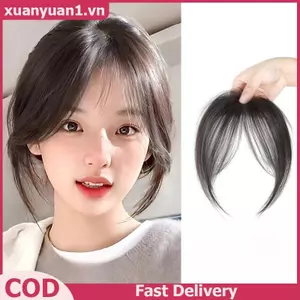 XUAN Giữa Phần Giả Nổ Viền Tổng Hợp Topper Tóc Kẹp Nổ Mở Rộng Tự Nhiên Vô Hình Áo Khoác Tóc Nữ VN