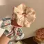 XUAN Thời Trang Hàn Quốc Hoa Scrunchies Nữ Cô Gái Tóc Co Giãn Dây Cao Su Phụ Kiện Buộc Tóc Vòng Dây Mũ Đội Đầu VN