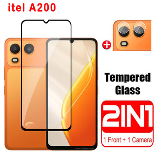 Kính Cường Lực Cho itel A200 Plus 4G 5G 2026 Bảo Vệ Màn Hình Full Cover Phim Bảo Vệ Điện Thoại Cho ItelA200 itelA200 + A200Plus Ống Kính Máy Ảnh