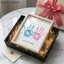 {AKIN} Handprint Shadow Box Frame DIY Khung Ảnh Cặp Đôi Bằng Gỗ Vẽ Tay Quà Tặng Sáng Tạo Cho Bạn Bè Trang Trí Nhớ Gia Đình {a}