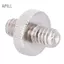 apill 1/4 Nam sang Bộ chuyển đổi vít có ren Kim loại Đầu nối đầu bi chân máy ảnh với mạ bạc cho phụ kiện video chân đèn DSLR Monopod