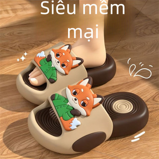 Dép lê hoạt hình cho bé trai bé gái - Đế EVA mềm chống trượt, dép đi trong nhà mùa hè