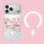 Ốp điện thoại mờ hình thỏ hồng từ tính cho iPhone 17 16 Pro 15 14 Pro Max Vỏ bảo vệ mờ cứng