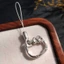 Vòng Mèo Dễ Thương Khóa Tròn Nhỏ Sling Vỏ Điện Thoại Sling Khóa Lò Xo Chống Mất Kết Nối ccd Chìa Khóa Camera Chống Vỡ