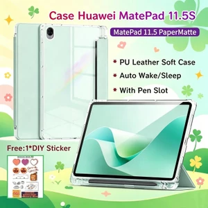 Ốp lưng Huawei MatePad 11.5S 2026 Mới có khe cắm bút Bảo vệ từ tính MatePad 11.5 PaperMatte Case MatePad 11.5 inch có mặt sau trong suốt