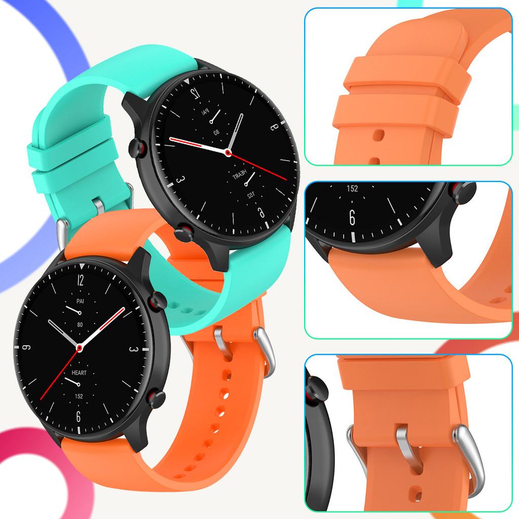 Dây đeo silicon + ốp lưng cho Garmin Forerunner 165 mềm thể thao thoáng khí nắp rỗng