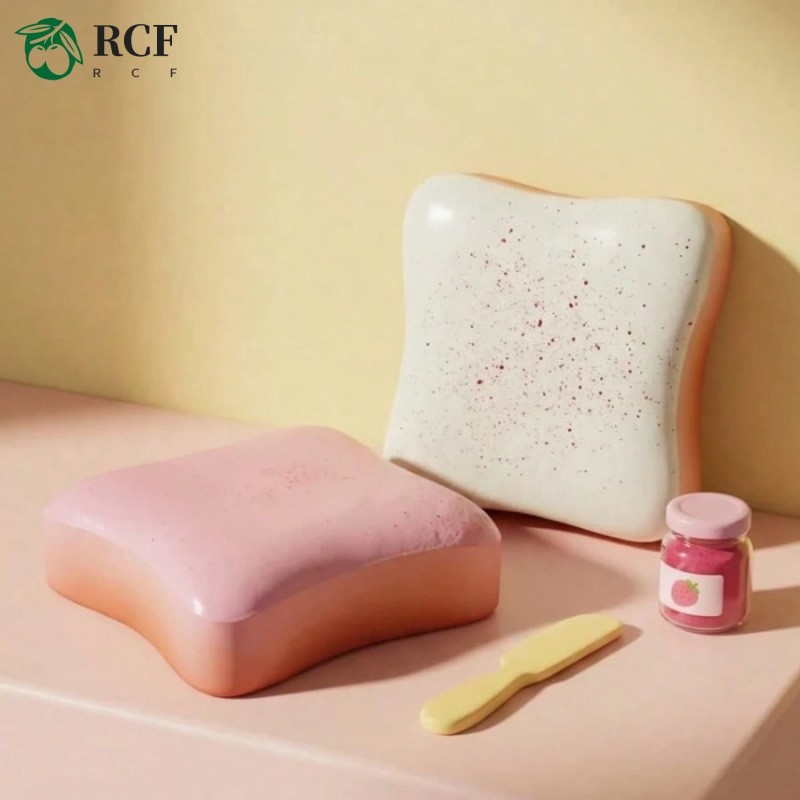Đồ chơi bóp giảm căng thẳng bánh mì nướng phục hồi chậm - Bóng bấm mềm để giảm căng thẳng Vui nhộn