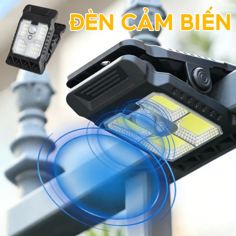 Đèn Kẹp Năng Lượng Mặt Trời, Chống Nước, Cảm Biến Chuyển Động, Không Tốn Điện, Thích Hợp Cho Sân Vườn, Hành Lang