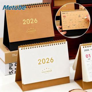 Máy lập kế hoạch METUBE, Trang trí nội thất Lịch giấy để bàn đa chức năng, Sáng tạo hàng năm 2026 Sổ tay Tổ chức chương trình nghị sự Văn phòng tại nhà