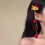 Năm Mới Vàng Đỏ Thỏi May Mắn Tóc Bóng Kẹp Tóc Nữ Phong Cách Mới Tua Dài Bên Kẹp Lễ Hội Kẹp Tóc Cổ Phụ Kiện Tóc 1BGK