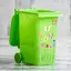 SWEET Hoa Thùng Rác Có Thể Stiers Daisy Lily Bánh Xe Rác Có Thể Stier Tự Dính PVC Đề Can Chống Thấm Nước Trang Trí Stier Trang Trí Tường n