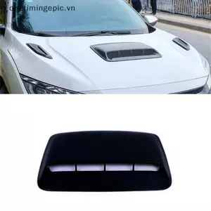 VFZ Ô Tô Lưu Lượng Không Khí Hút Hood Muỗng Thông Hơi Bonnet Trang Trí Trung Tâm Bên Ổ Cắm Hood OTE
