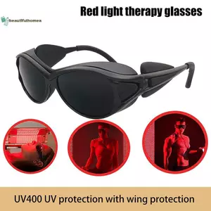 BeautifulHomeA Đèn hồng ngoại LED màu đỏ Kính bảo vệ mắt Laser Kính bảo vệ mắt Kính chống nắng UV Bloing IPL Laser Kính an toàn VN