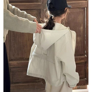Áo Chống Nắng Form Rộng Cho Bé Gái - Có Mũ, Khóa Kéo, Phong Cách Hàn Quốc Dễ Phối Đồ