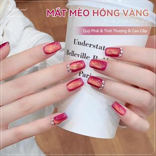 Miss Gooey Sơn móng tay dạng gel màu hồng vàng ánh mắt mèo mới - Xu hướng nổi bật năm 2026 giúp da trông sáng hơn đa năng và siêu bóng