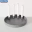 <cosyh>Round Metal Candlestick With 4 Sliding Candlesticks Christmas Table Decoration