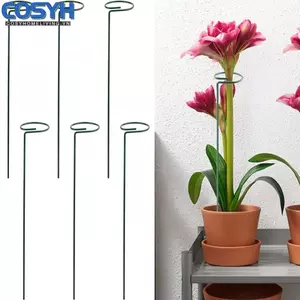 <cosyh>Plant Stakes Lily Peony Rose Flower Stem Stem Plant Support Easy To Use