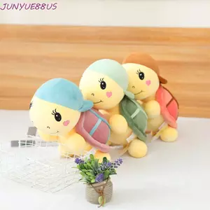 JUNYUE88US Đồ chơi sang trọng rùa mắt to, Búp bê động vật rùa lông tơ bằng vải PP, Động vật nhồi bông mềm dễ thương Ins Búp bê rùa biển cho trẻ em bé gái bé trai
