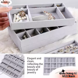 NORDICLIFE Bông Tai Giá Đỡ Xoay Đồ Trang Trí Người Tổ Chức Thiết Kế Phụ Kiện Trang Sức Thời Trang