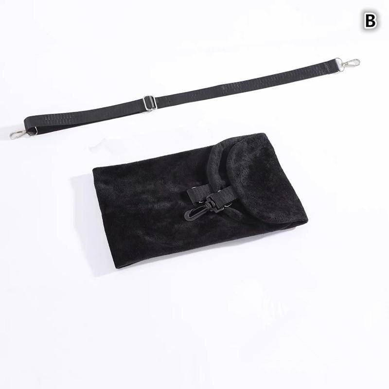 CyinYP Du Lịch Ne Gối Có Thể Đổ Vào Quần Áo Túi Bảo Quản Hình Chữ U Vỏ Gối Pha Lê Lông Cừu Ne Gối Dành Cho Máy Bay Du Lịch Vinh Quang