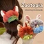 Mũ nón hình cáo Judy từ Zootopia 2 với dây đeo đầu cao su mềm mại