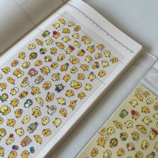 Sticker nhân vật Gorogoro Nyansuke, Piyoko, Shibanban Mind Wave seals