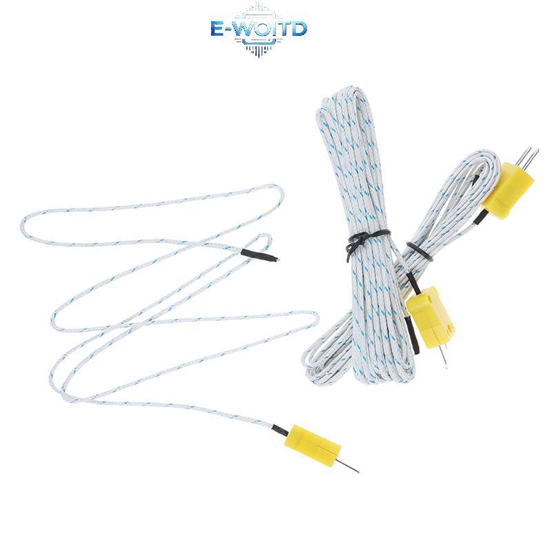 E-WOITD 1Pc Kiểm tra nhiệt độ dây K-type TP-01 Đầu dò cảm biến nhiệt cho TM-902C TES-1310 E-WOITD