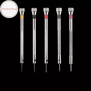 Bộ 5 Tuốc nơ vít thép 0,8-1,6mm để sửa chữa đồng hồ Dụng cụ đồng hồ di động Loại bỏ dây đeo với chân liên kết Mini Dụng cụ làm đồng hồ VN