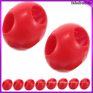 10 Chiếc (Khóa Trẻ Em Màu Đỏ) Nhựa Tích Hợp Mẫu Giáo 4.00X3.10X3.10CM