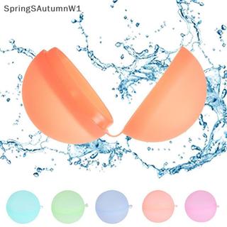 [SpringSAutumnW1] Quả bóng nước silicon mềm có thể tái sử dụng Bể bơi Bãi biển Trò chơi bắn tung tóe Không từ tính cho trẻ em Đồ chơi mùa hè Boutique