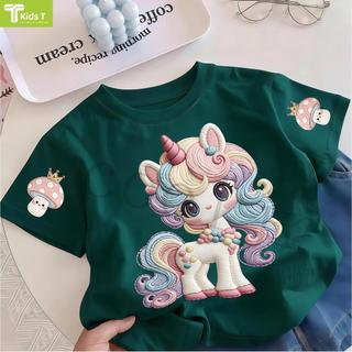 COD✅ (Hồ Chí Minh)Kids T Mall Áo phông tay ngắn In hình hoạt hình Áo Kiểu rộng và ấn tượng Trẻ em thời trang #VN955