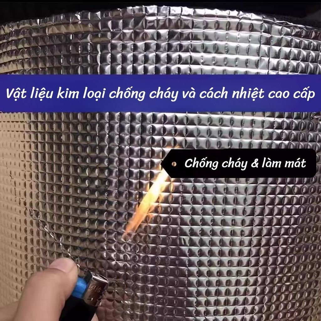 Tấm Che Cục Nóng Máy Lạnh  Chống Nắng Mưa Siêu Bền Màng Nhôm Cách Nhiệt Bảo Vệ Máy Lạnh