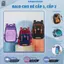 Balo Anh Quốc chống gù, chống nước hoạ tiết đơn giản cho các bé cấp 1, cấp 2 -Kimbunshop36