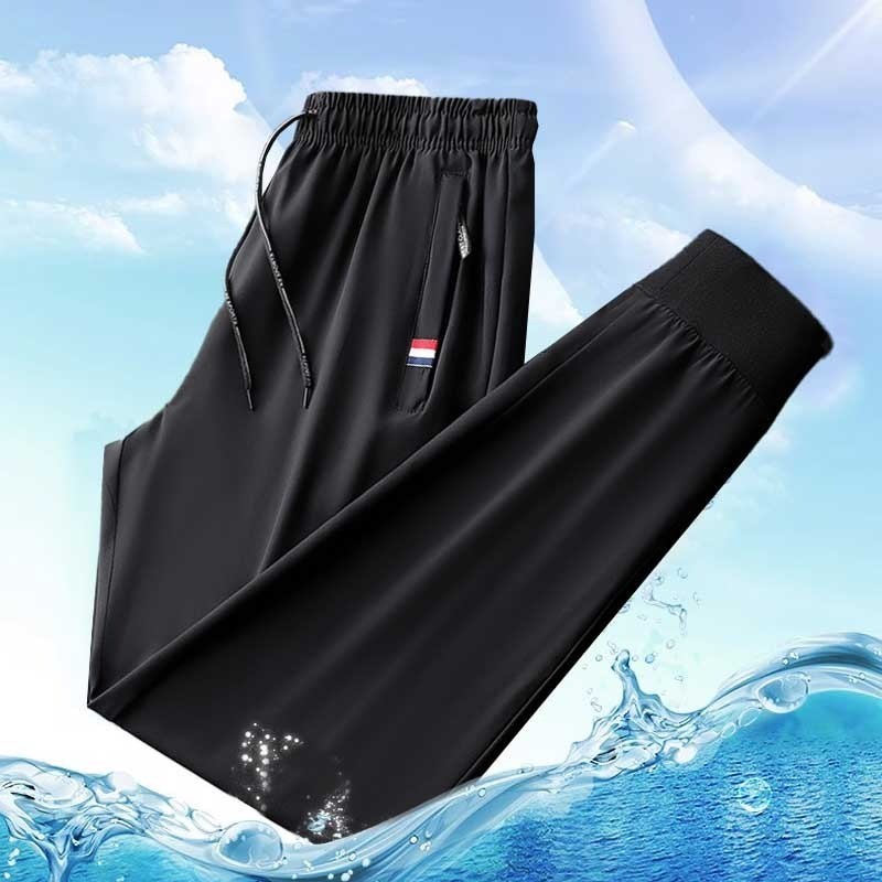 VG Ice Silk Nam Rời Thoáng Khí Co Giãn Quần Thể Thao Đến Mắt Cá Chân Quần Hợp Thời Trang