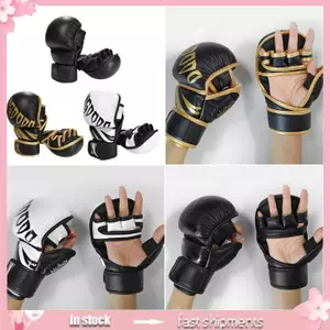 Găng tay tập luyện YOI Sparring Găng tay đấm bốc da nửa ngón Găng tay Kickboxing