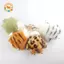 CANAMEK Mô Phỏng Hổ Paw Sang Trọng Đồ Chơi Động Vật Mặt Dây Chuyền Da Báo Móc Khóa Túi Đi Học CSF