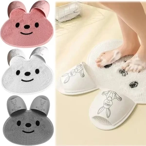 Mới Dễ Thương Hình Silicon Chân Chà Thảm Chống Trơn Trượt Tắm Massage Miếng Lót Tẩy Tế Bào Chết Chân Thảm Cho Phòng Tắm