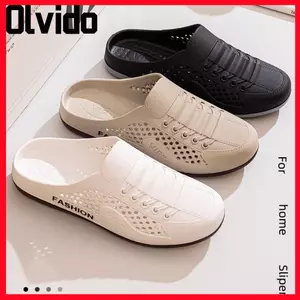 Dép nam OLVIDO, Dép lưới nhẹ PVC, Dép xỏ ngón chống trượt thoáng khí Dễ dàng đeo vào mùa hè Sử dụng hàng ngày