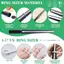 Bộ dụng cụ làm đồ trang sức 14 chiếc có kìm trang sức mũi phẳng, kẹp chốt băng ghế chữ V, búa vồ, thước đo