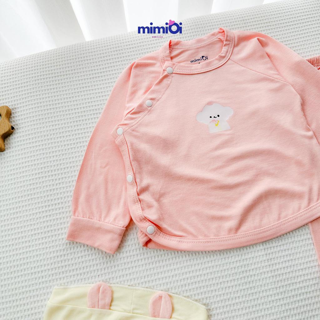 [AD01] Combo 3/5 áo dài lẻ cho bé sơ sinh chất liệu thun lạnh thoáng mát cho bé sơ sinh 0-3 tháng