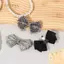 PNPIA- 1Pc Sang Trọng Kim Cương Giả Nơ Giày Bule Sáng Bóng Nơ Giày Kẹp Cưới Cô Dâu Giày Trang Trí Cao Gót Quyến Rũ Trang Sức